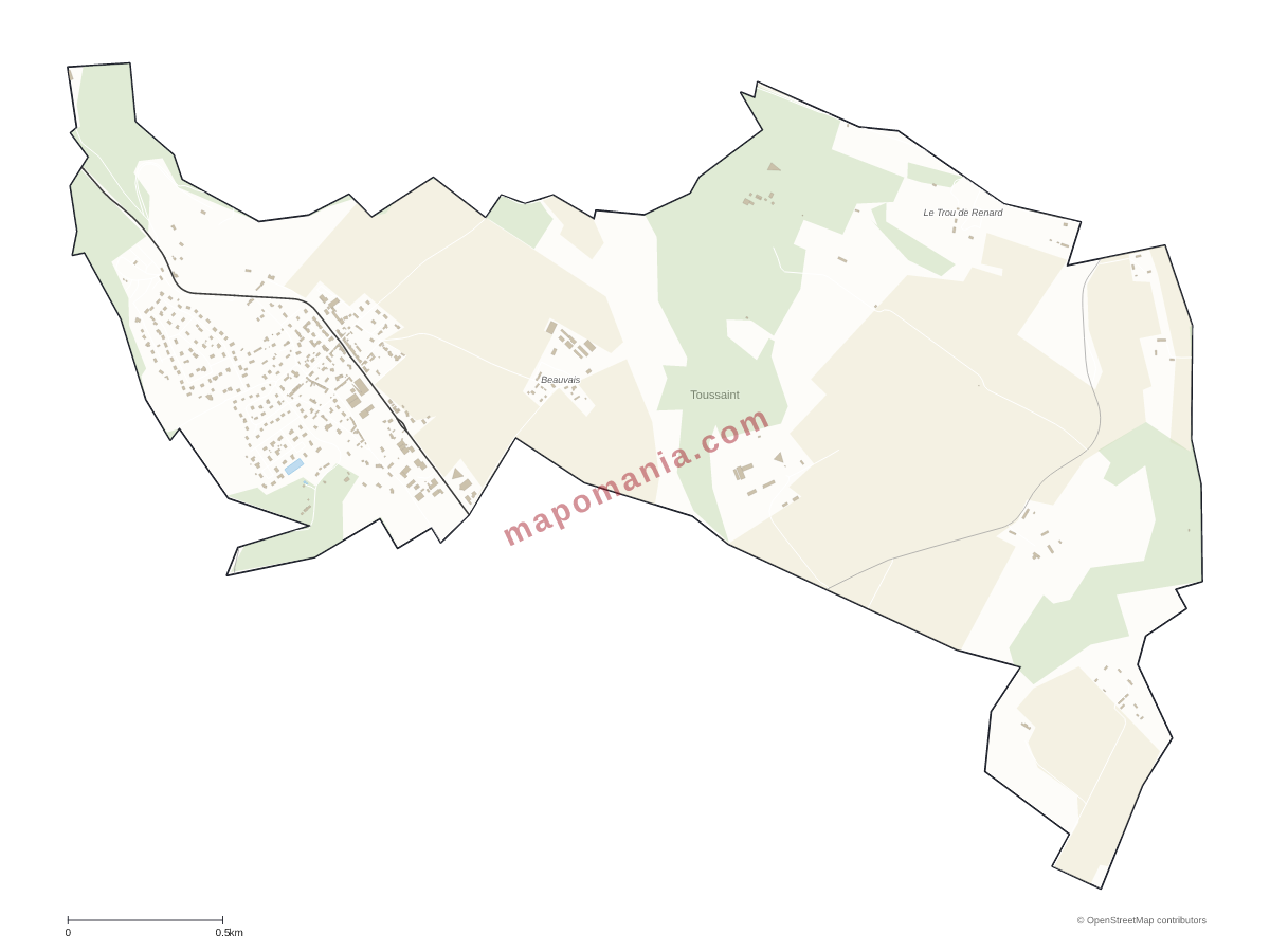 Carte de Toussaint à personnaliser
