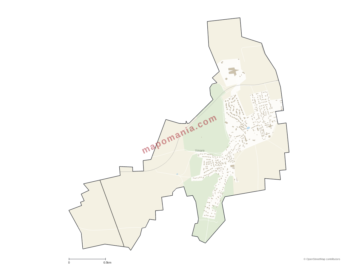 Carte de Ymare à personnaliser