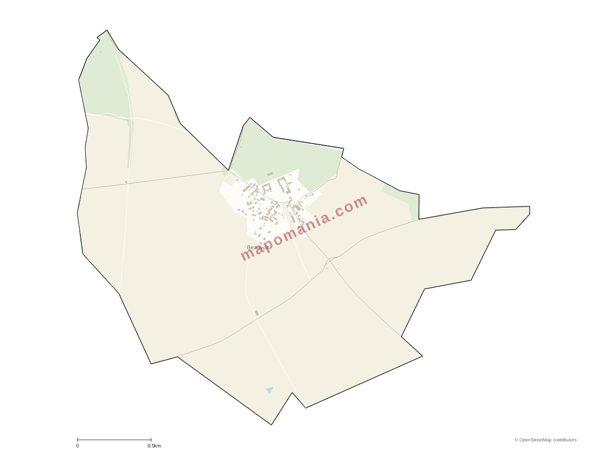 Carte de Beauvoir à personnaliser