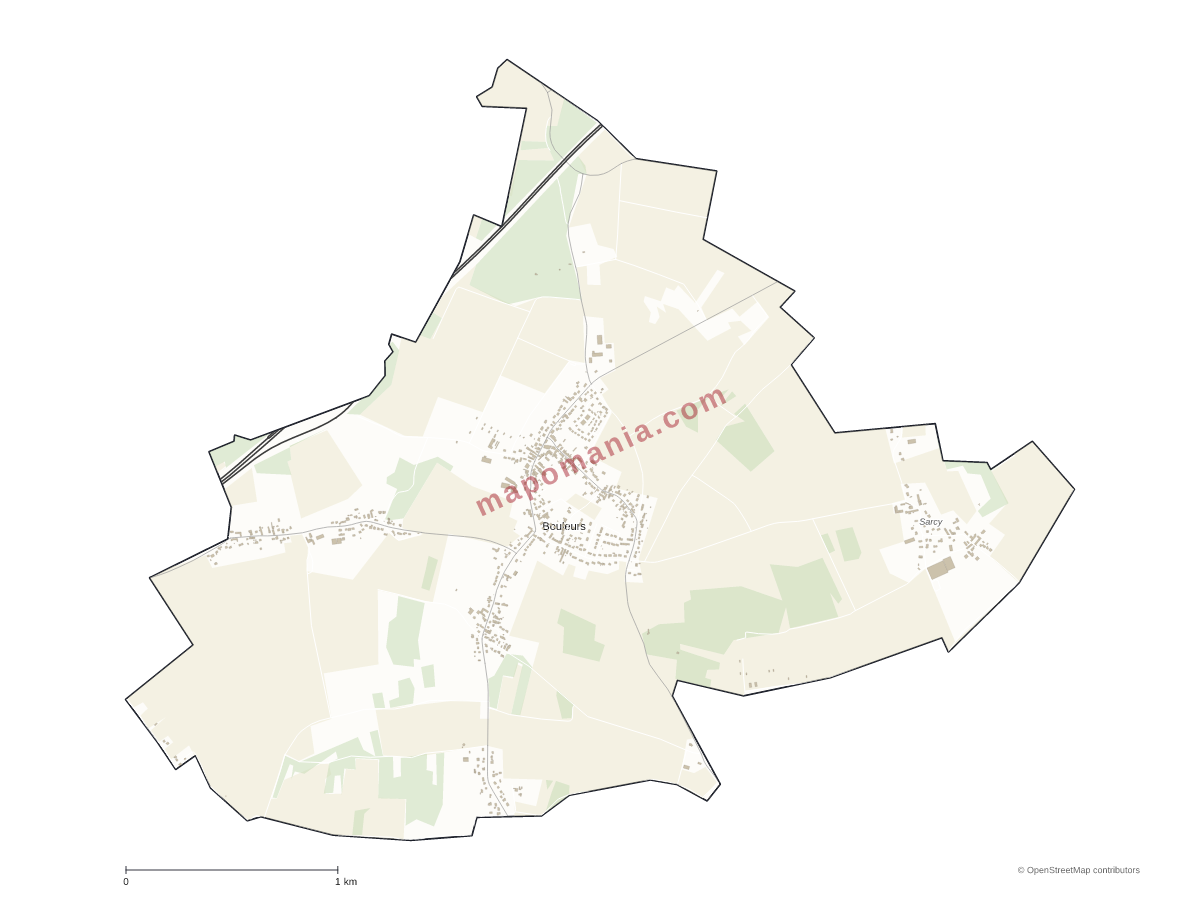 Carte de Bouleurs à personnaliser