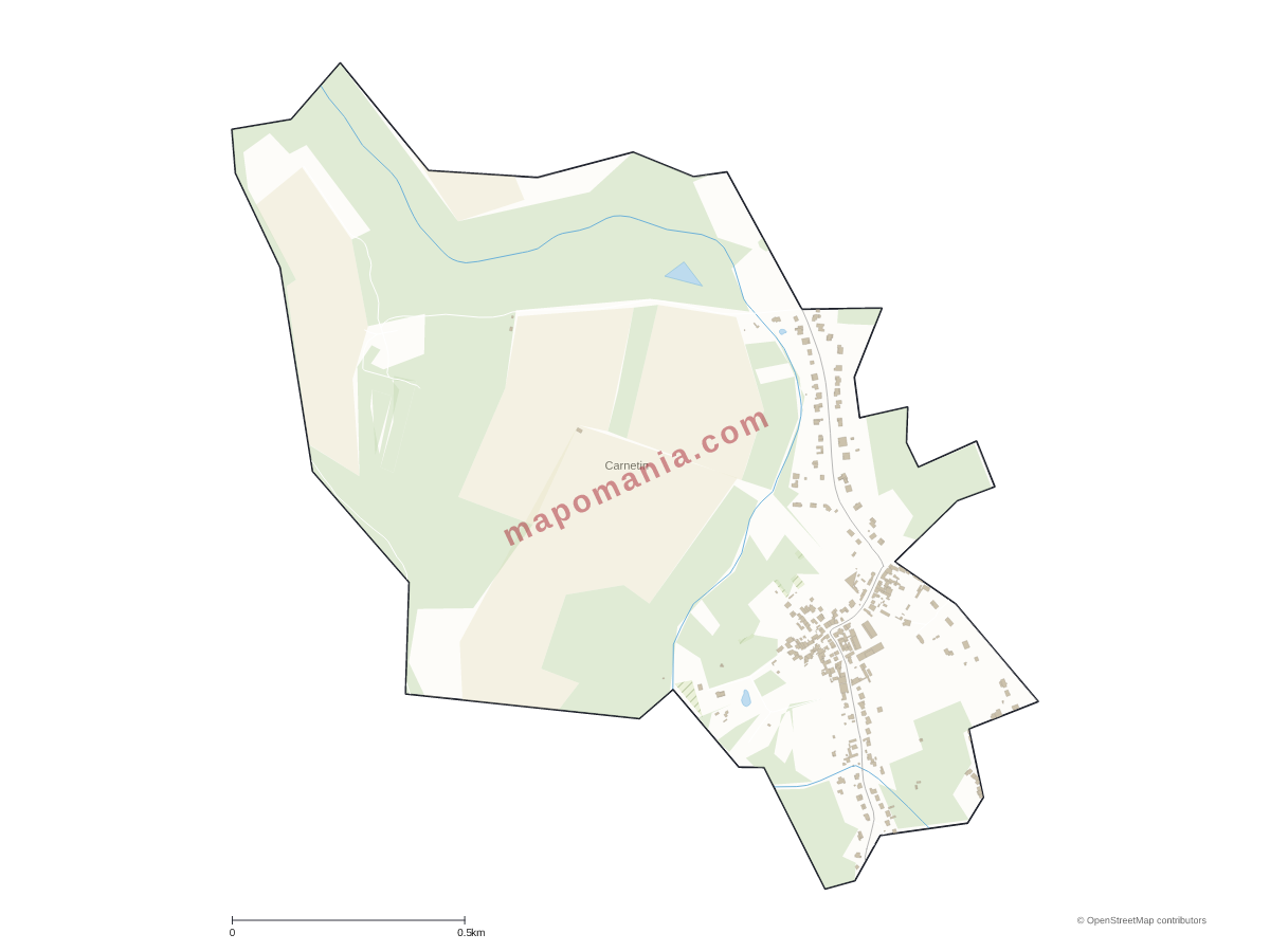 Carte de Carnetin à personnaliser