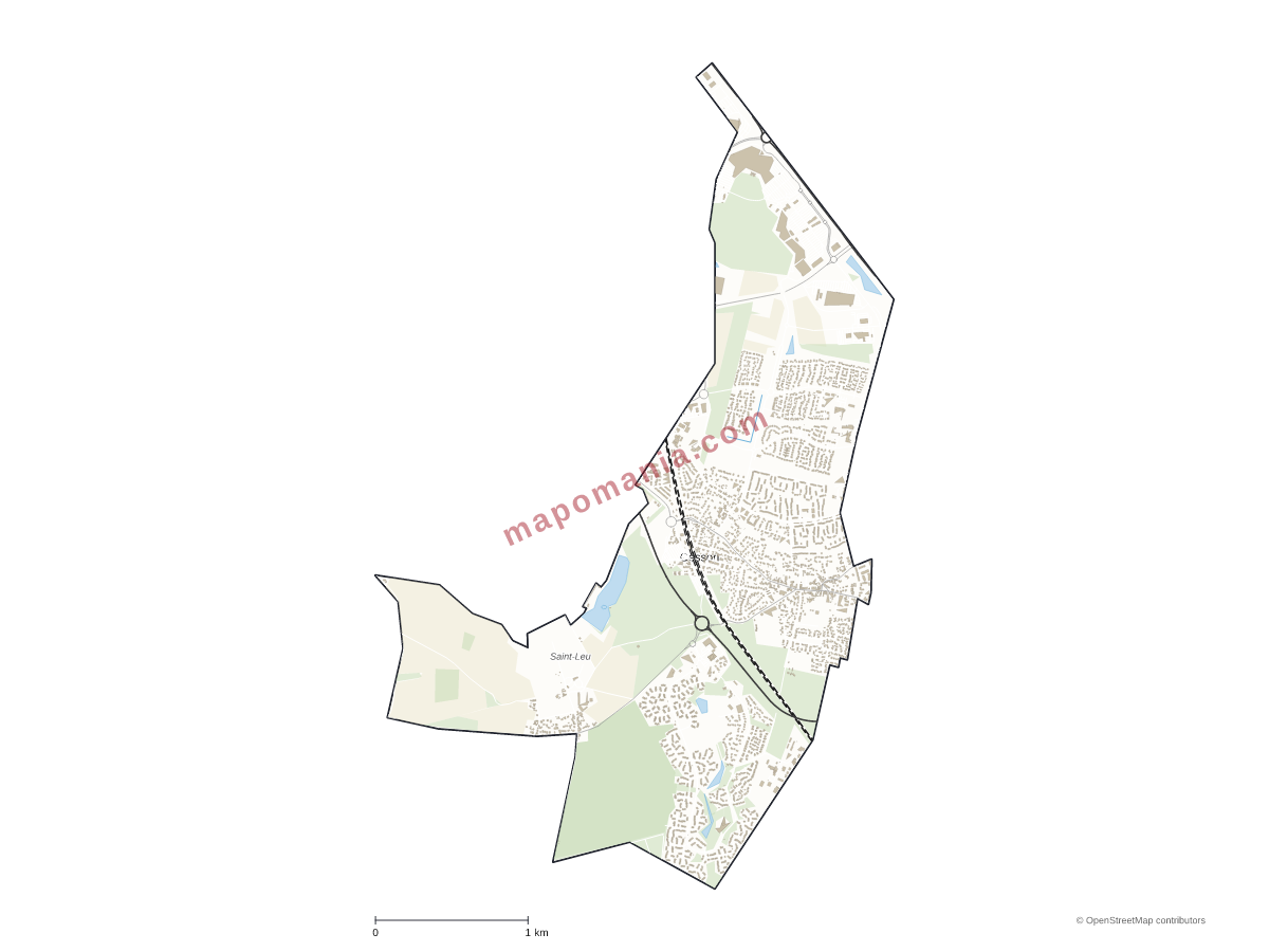 Carte de Cesson à personnaliser