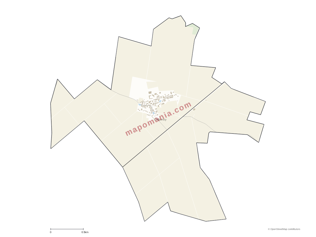 Carte de Châtenoy à personnaliser