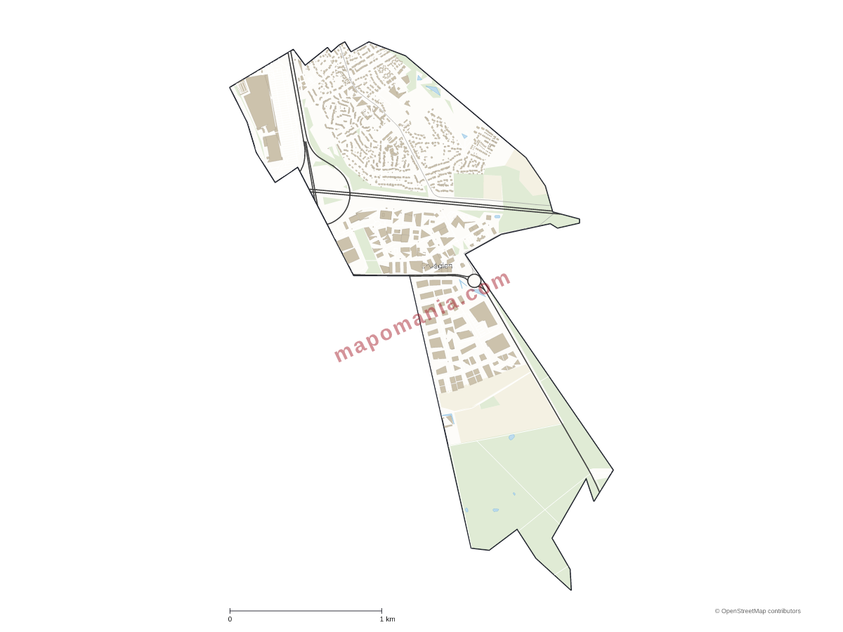 Carte de Collégien à personnaliser