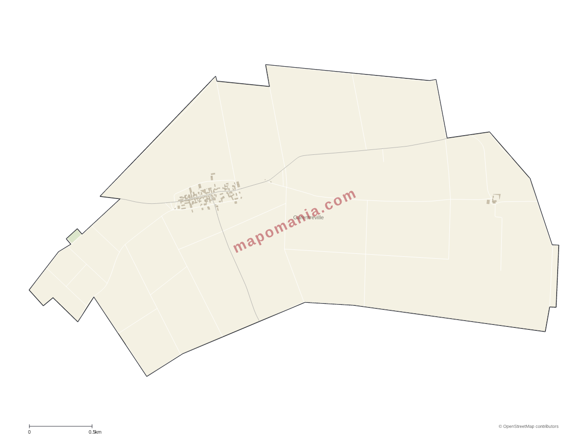 Carte de Garentreville à personnaliser
