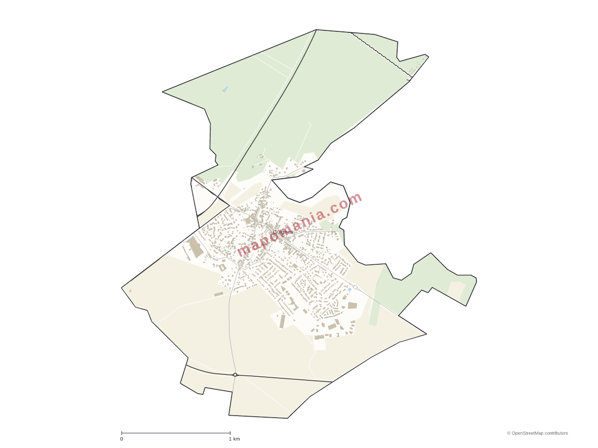 Carte de Guignes à personnaliser