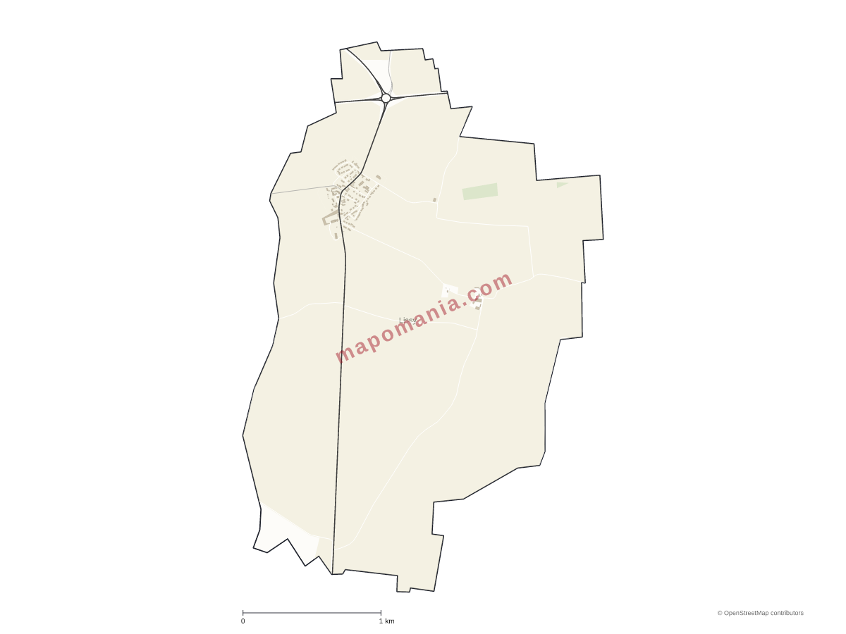 Carte de Lissy à personnaliser
