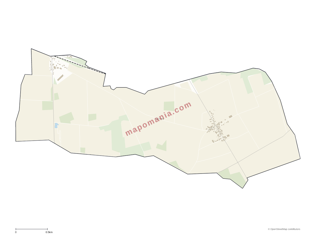 Carte de Lizines à personnaliser