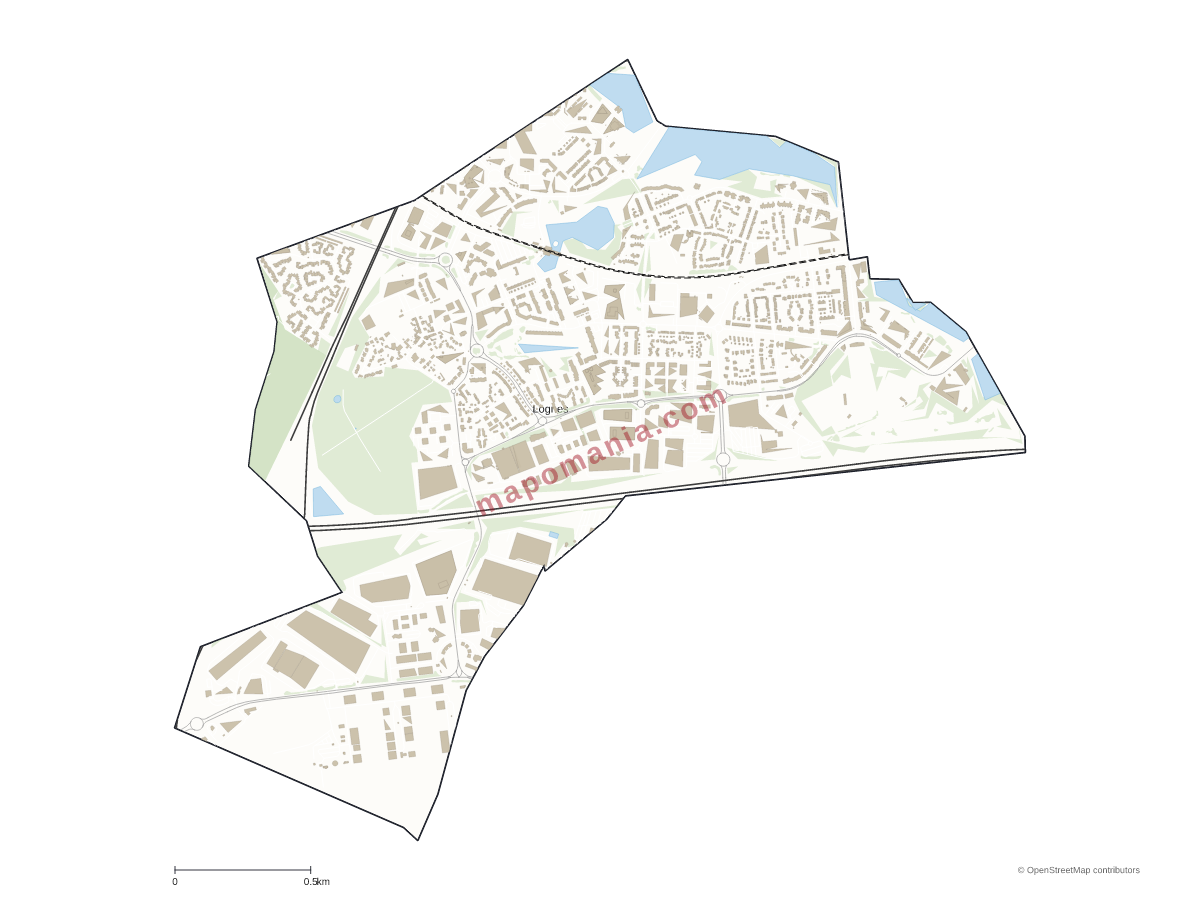 Carte de Lognes à personnaliser