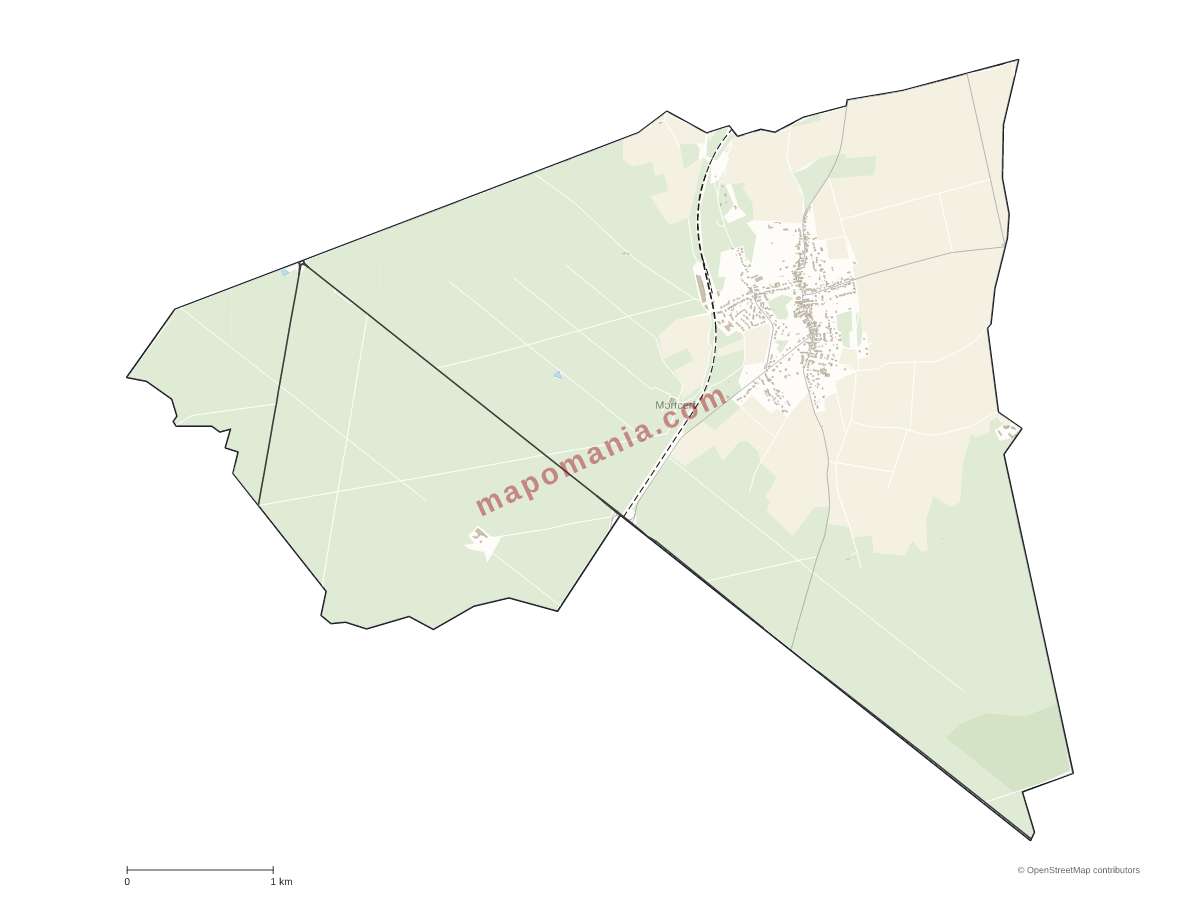 Carte de Mortcerf à personnaliser