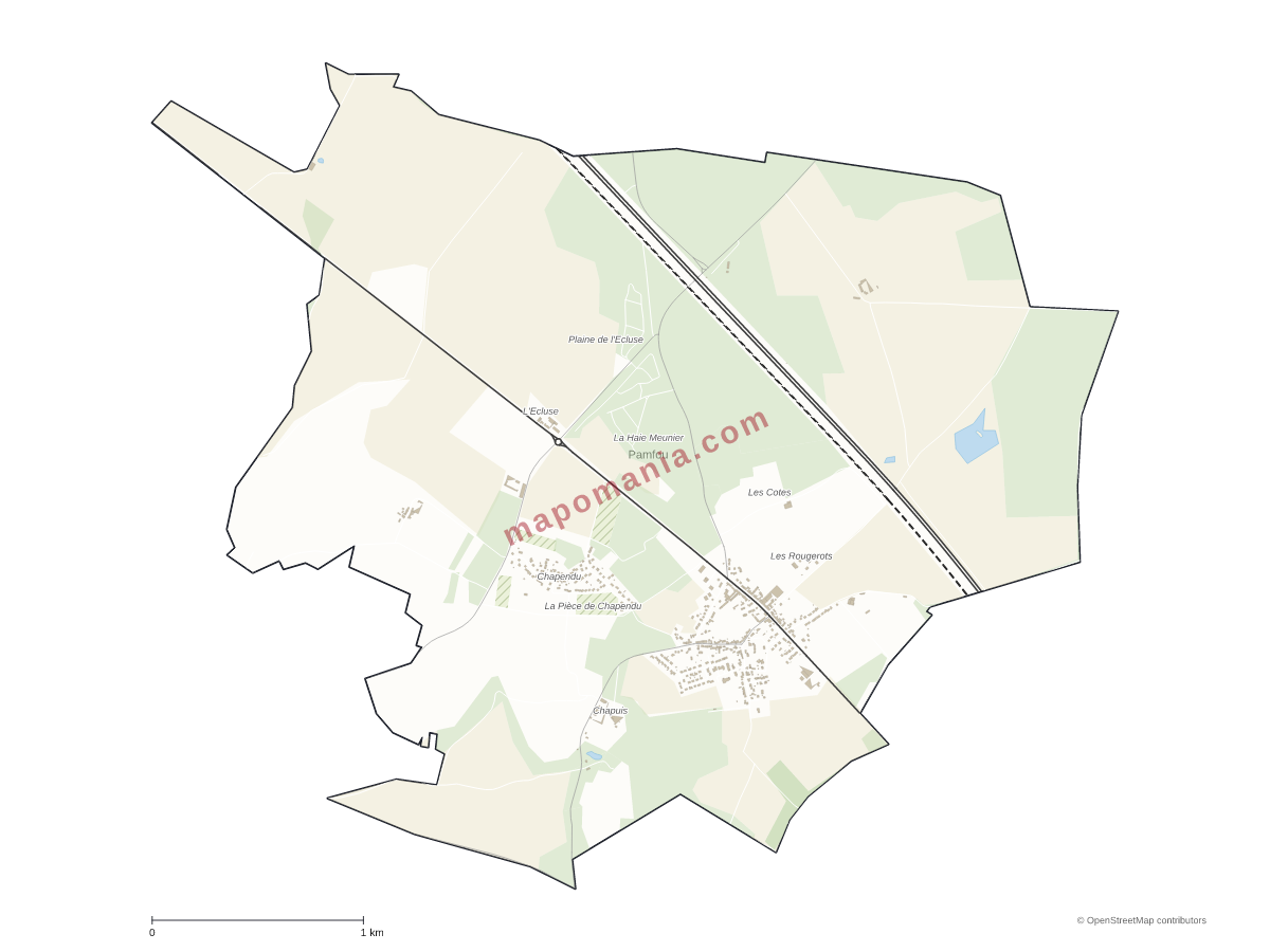 Carte de Pamfou à personnaliser