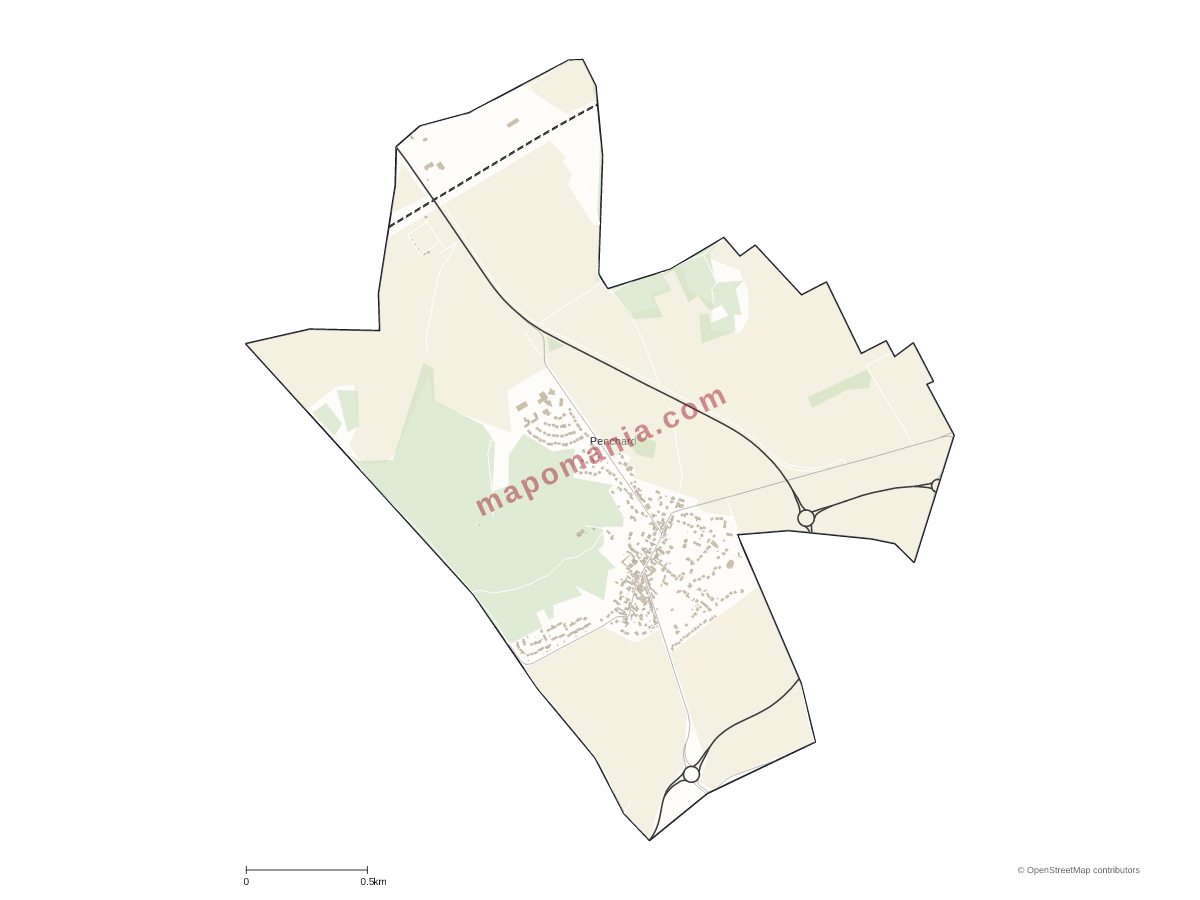 Carte de Penchard à personnaliser
