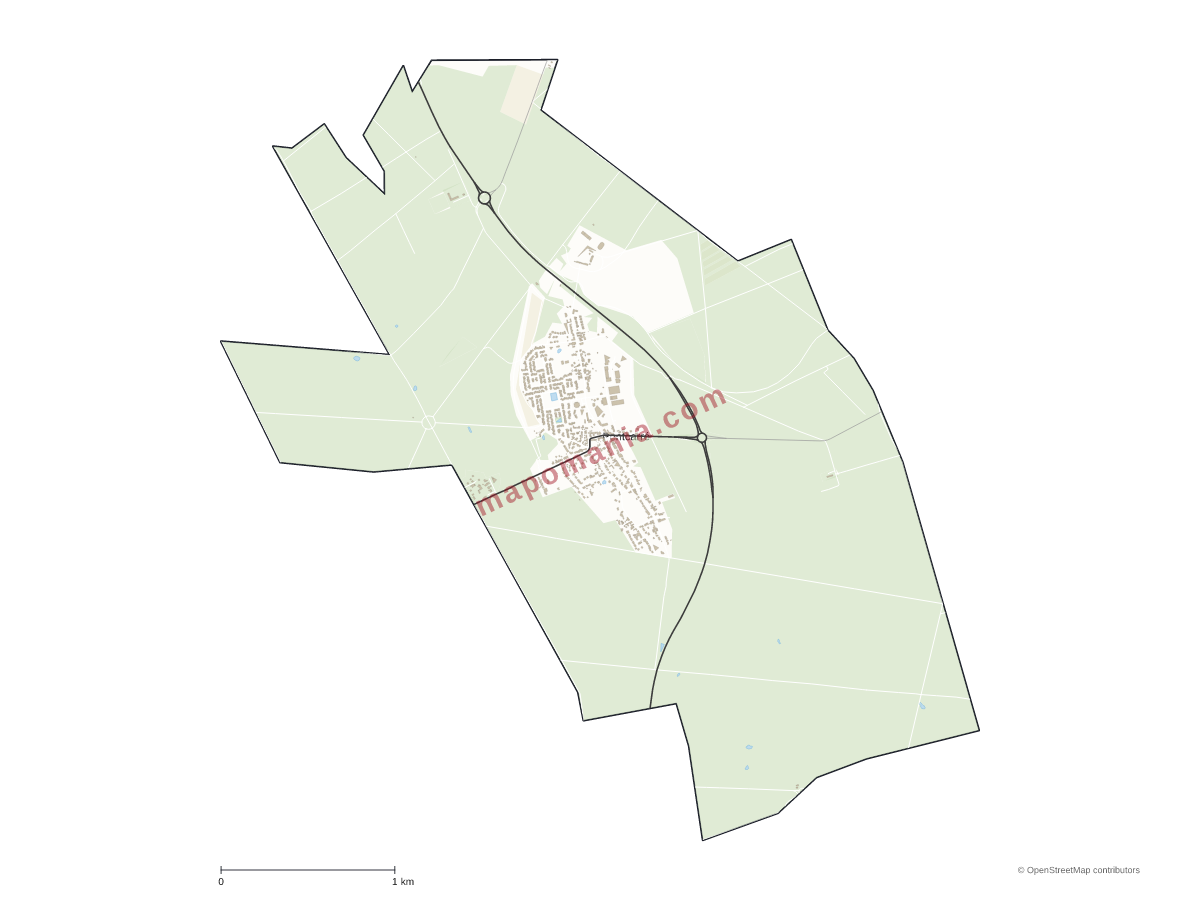 Carte de Pontcarré à personnaliser