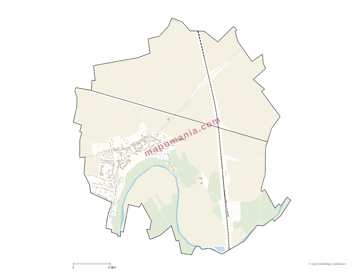 Carte de Solers à personnaliser