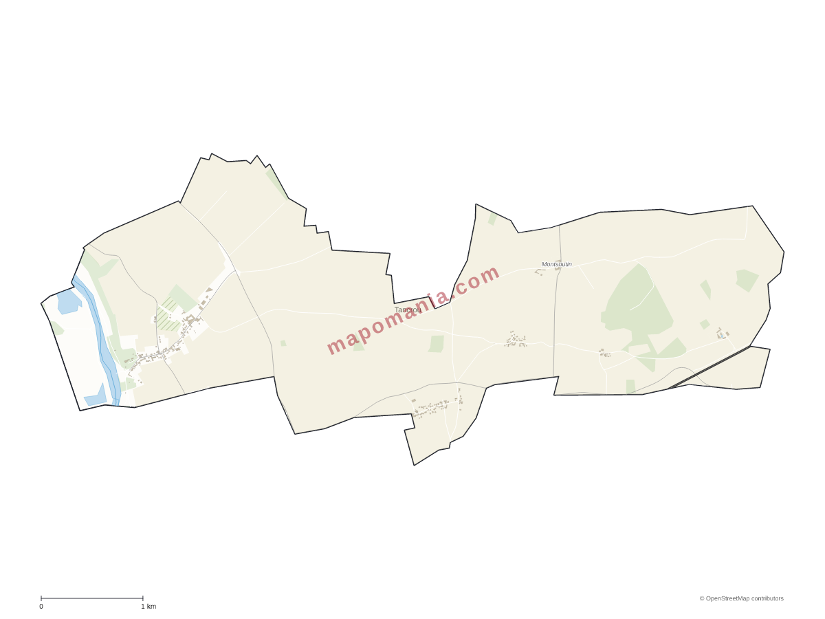 Carte de Tancrou à personnaliser