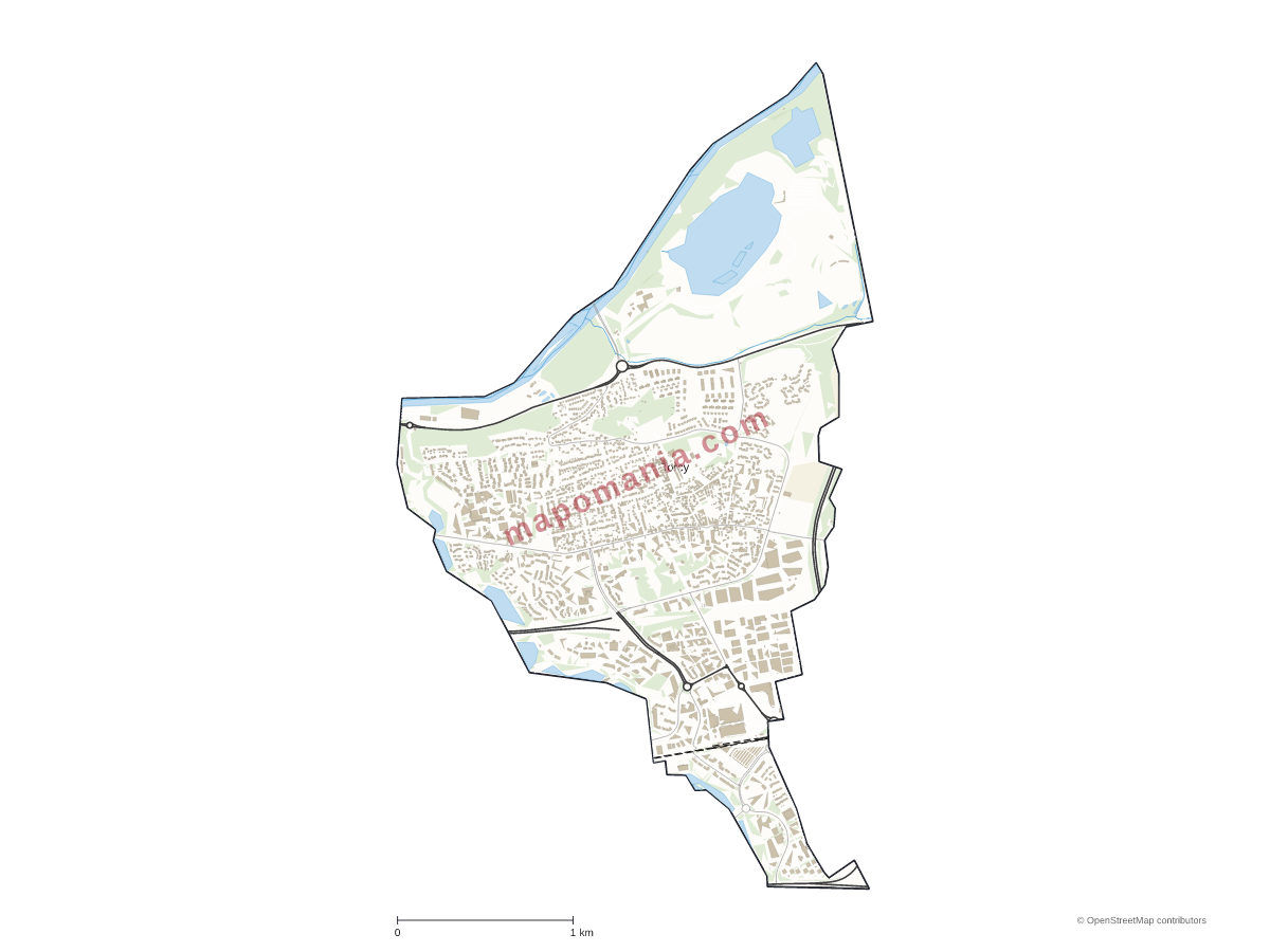 Carte de Torcy à personnaliser