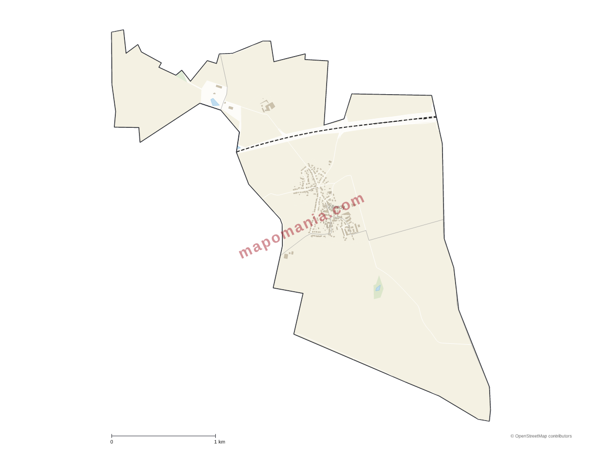Carte de Villeroy à personnaliser