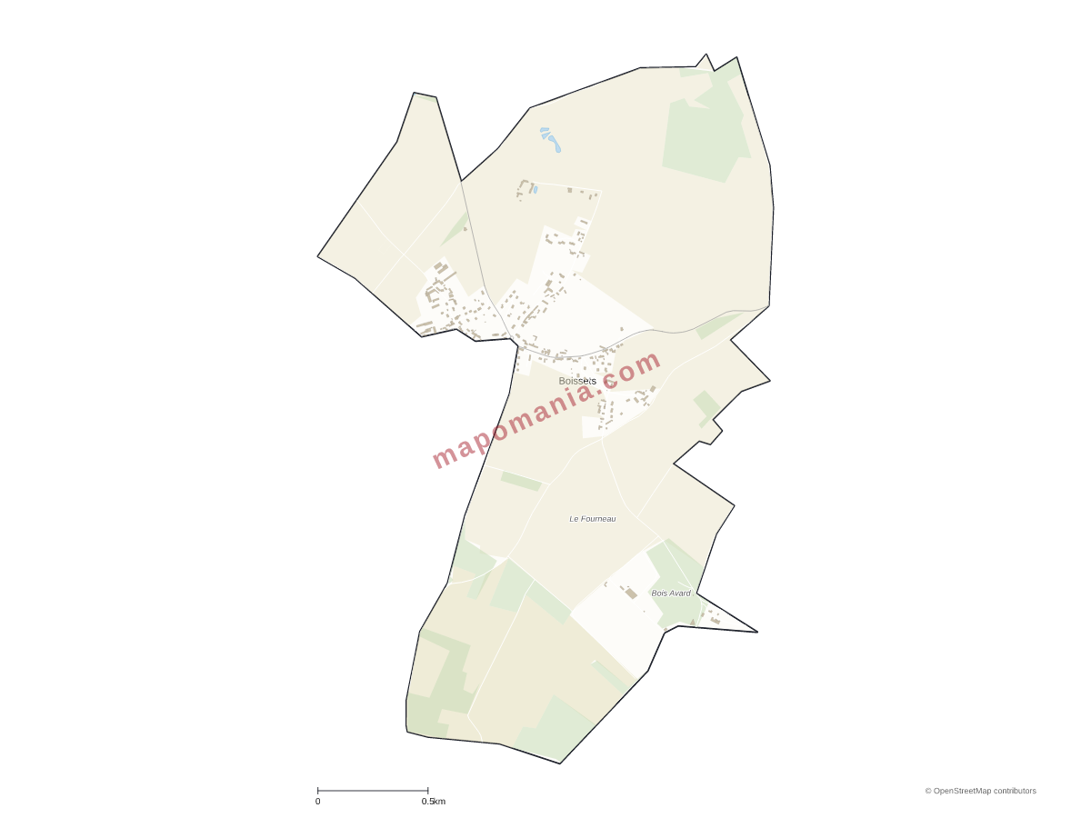 Carte de Boissets à personnaliser