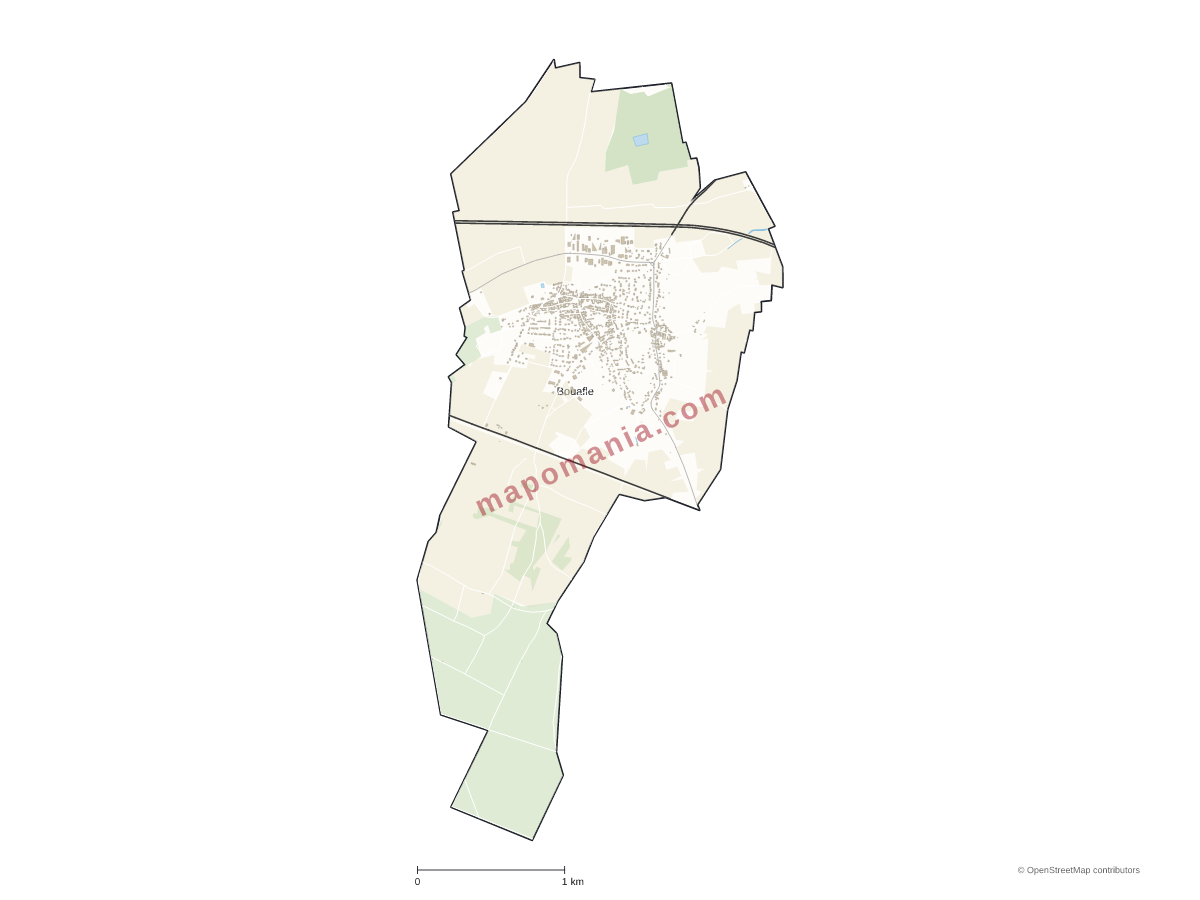 Carte de Bouafle à personnaliser
