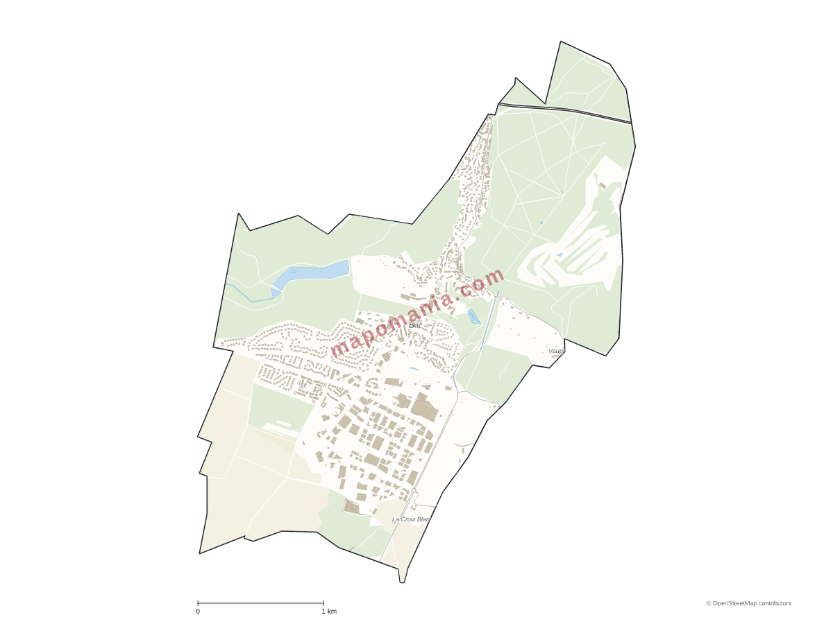 Carte de Buc à personnaliser