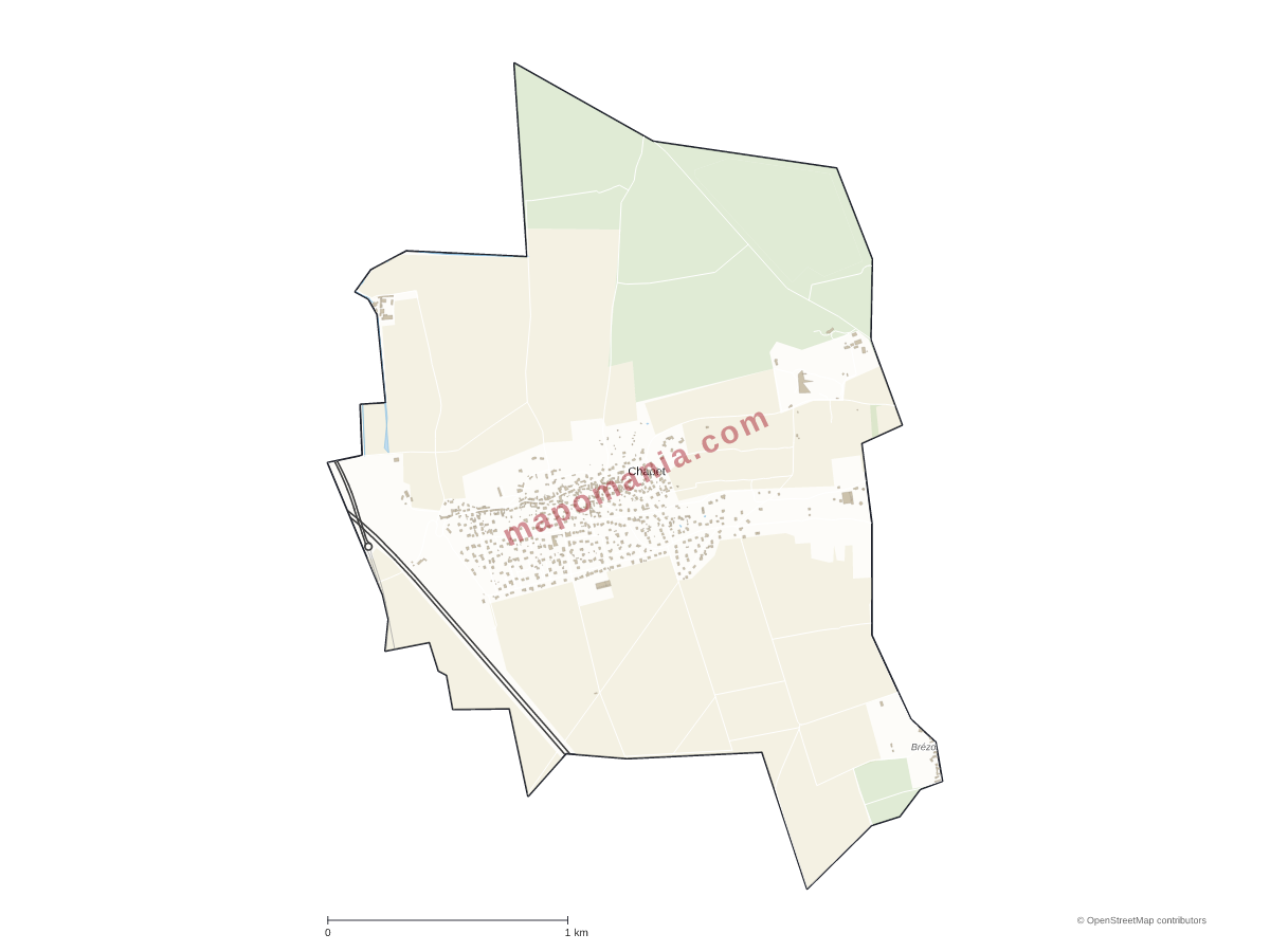 Carte de Chapet à personnaliser