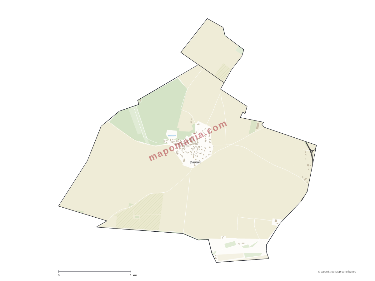 Carte de Davron à personnaliser