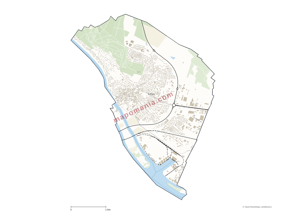 Carte de Limay à personnaliser