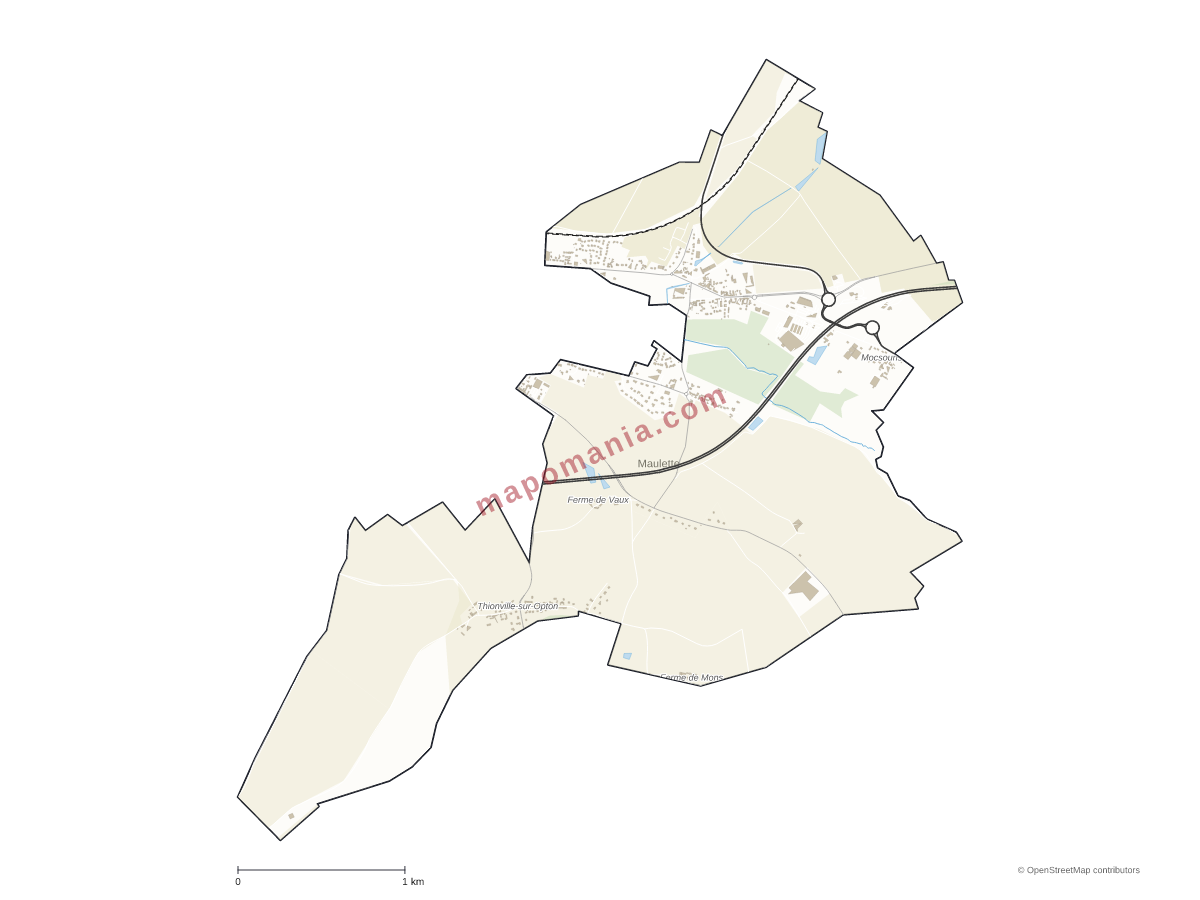 Carte de Maulette à personnaliser