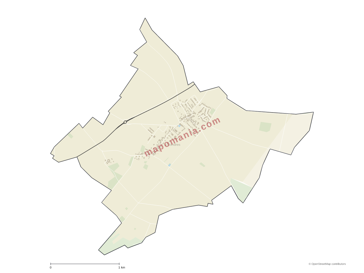 Carte de Soindres à personnaliser