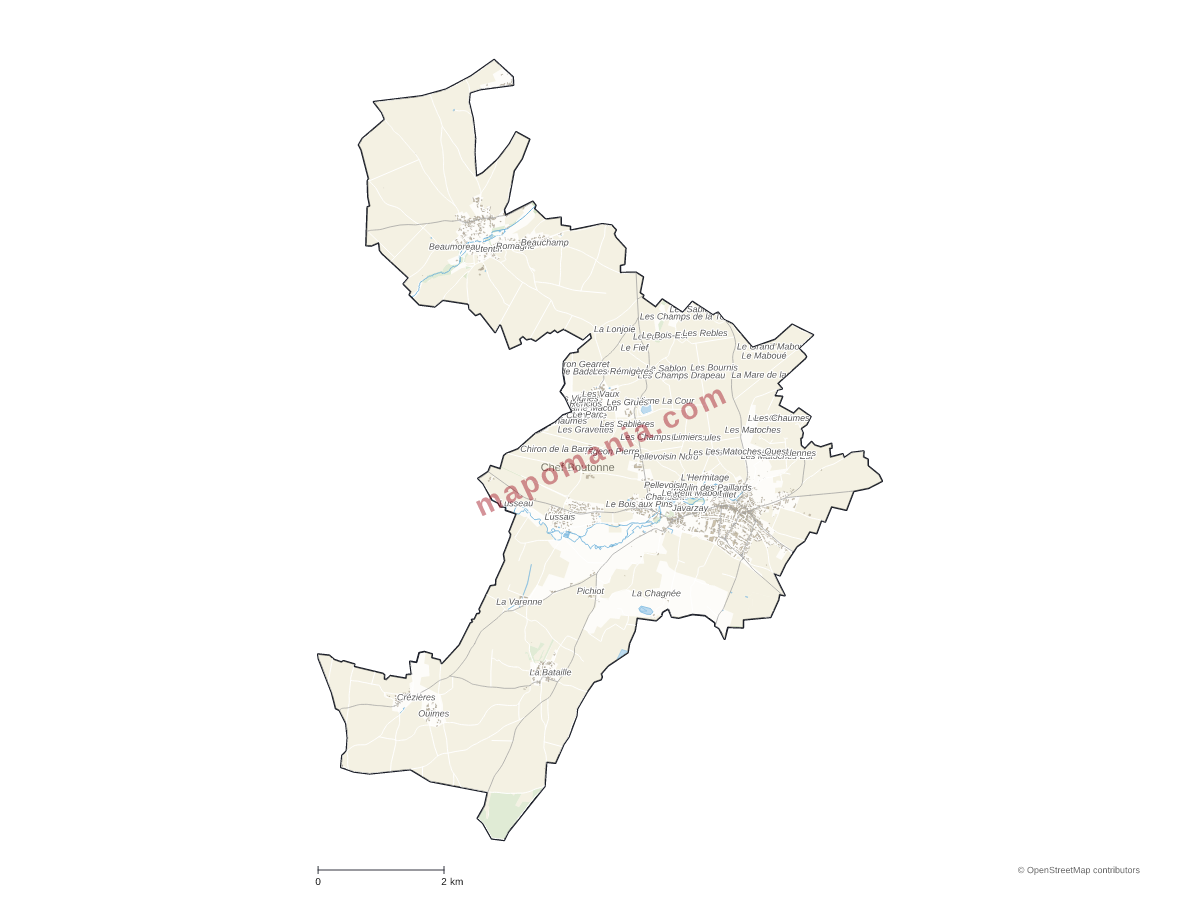 Carte de Chef-Boutonne à personnaliser