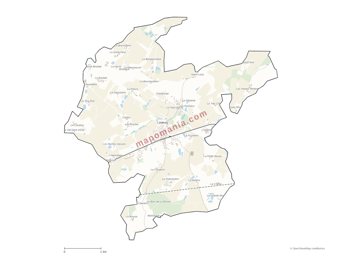 Carte de Cirières à personnaliser