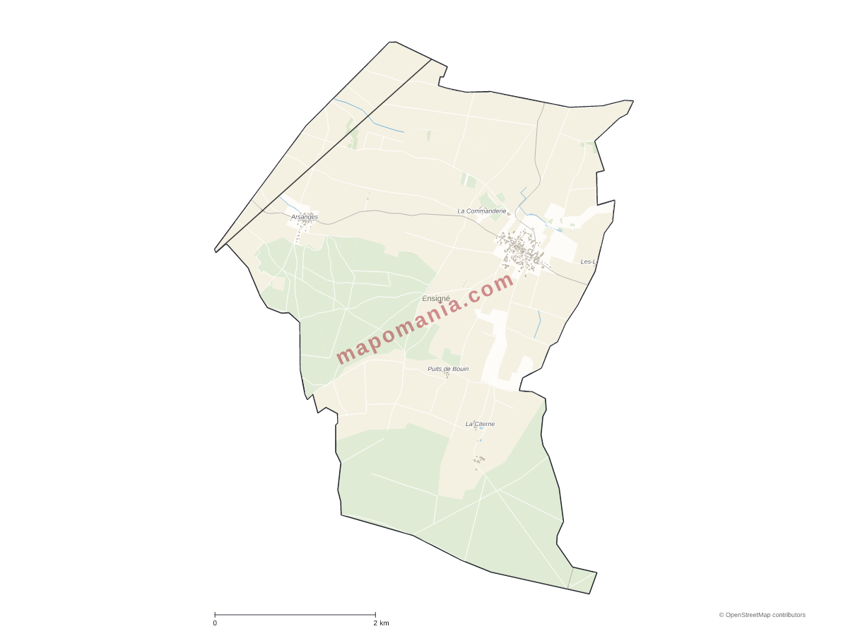 Carte de Ensigné à personnaliser