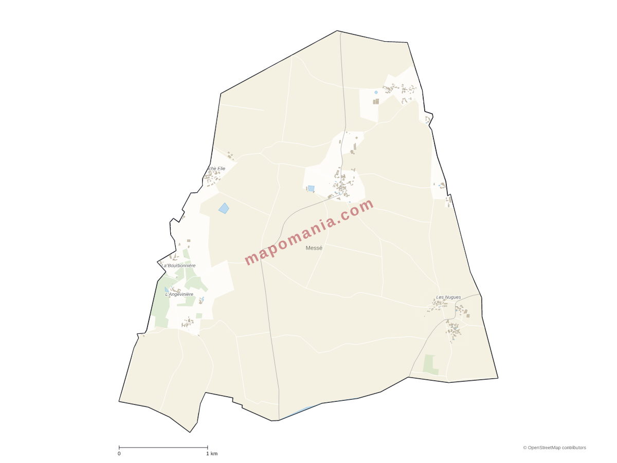 Carte de Messé à personnaliser