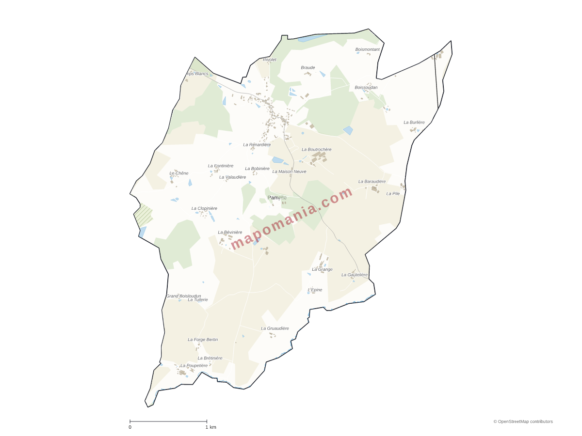 Carte de Pamplie à personnaliser