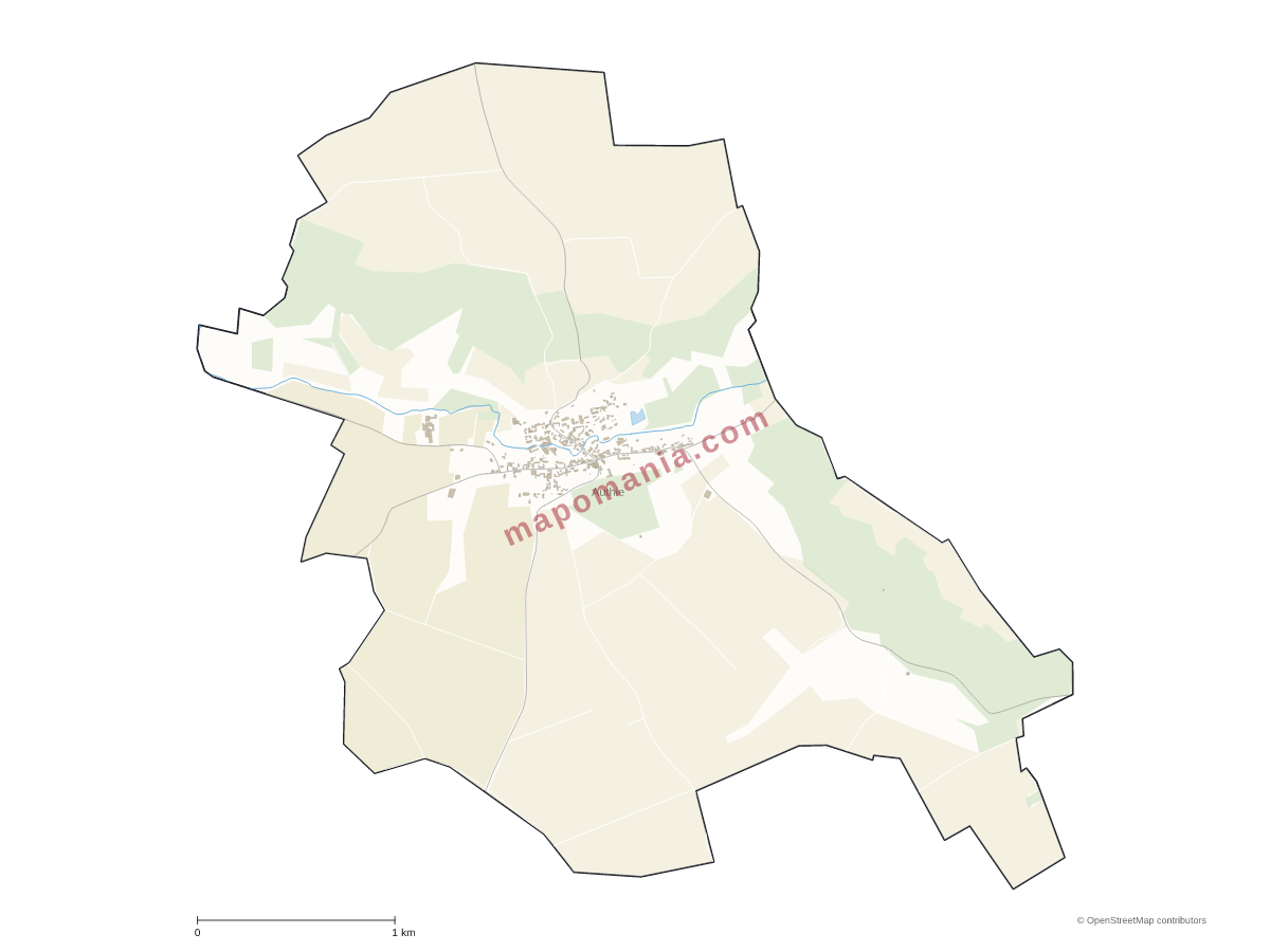 Carte de Authie à personnaliser