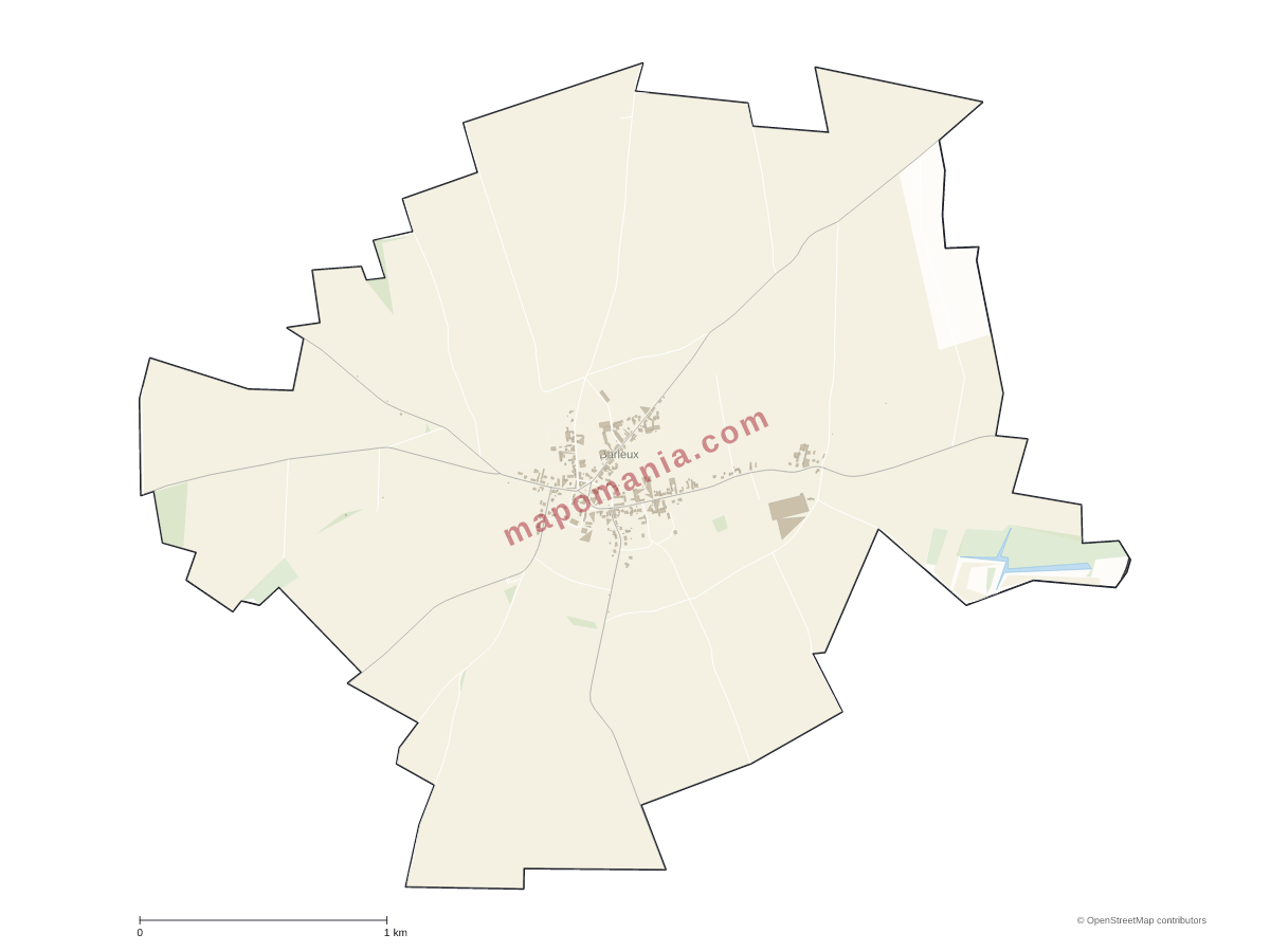 Carte de Barleux à personnaliser