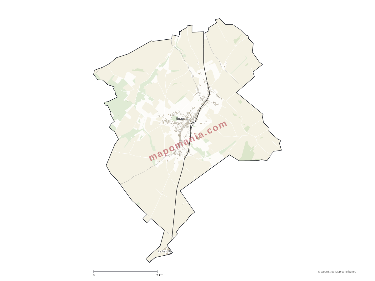 Carte de Beauval à personnaliser
