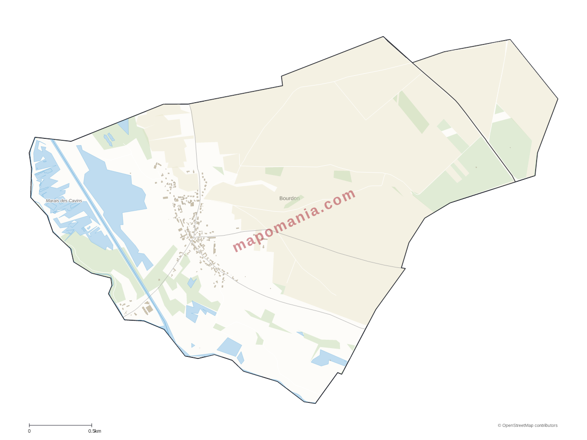 Carte de Bourdon à personnaliser
