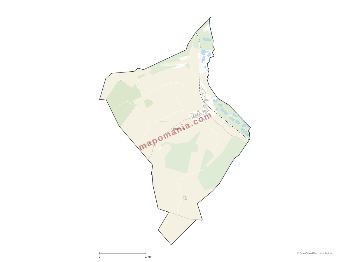 Carte de Braches à personnaliser