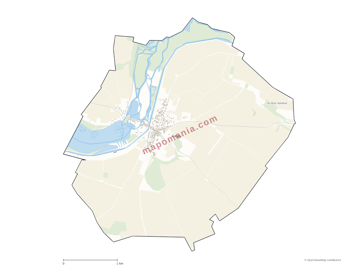 Carte de Cappy à personnaliser