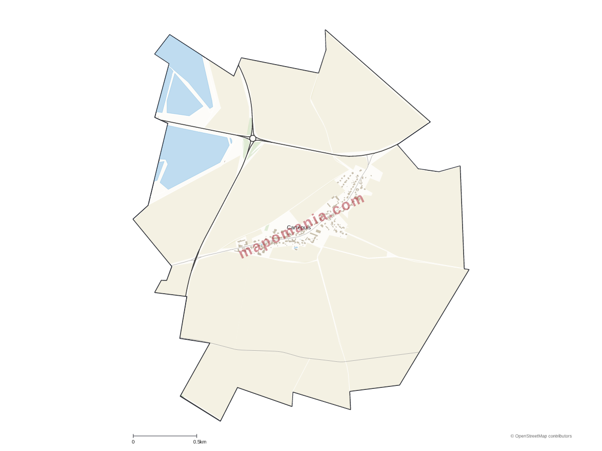 Carte de Carrépuis à personnaliser