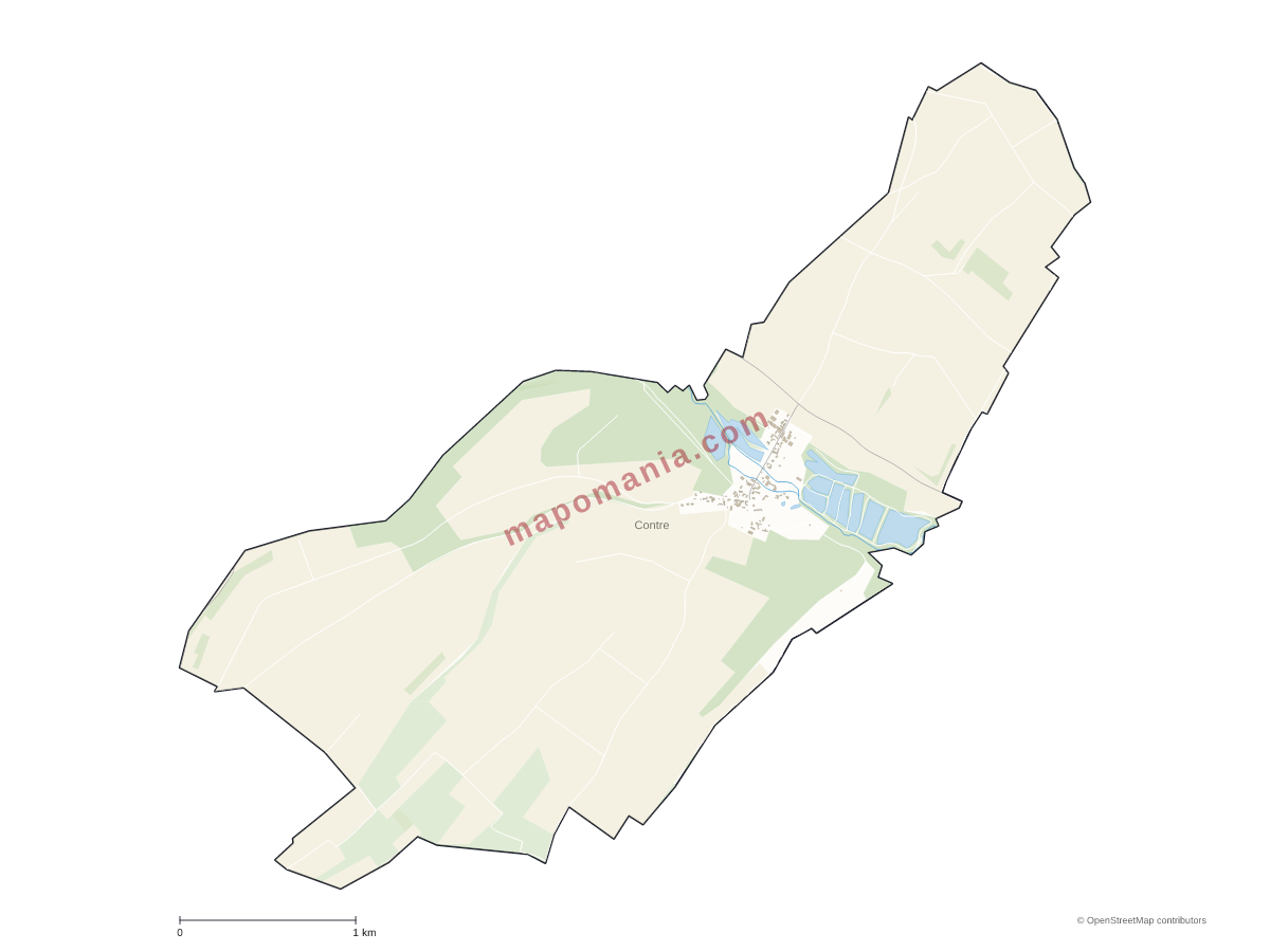 Carte de Contre à personnaliser