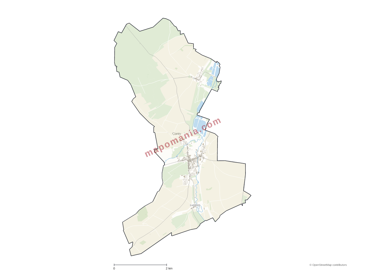 Carte de Conty à personnaliser