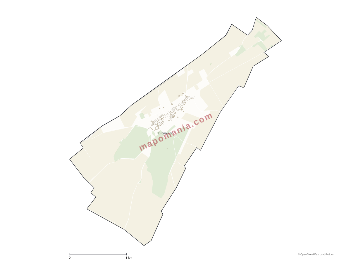 Carte de Dromesnil à personnaliser