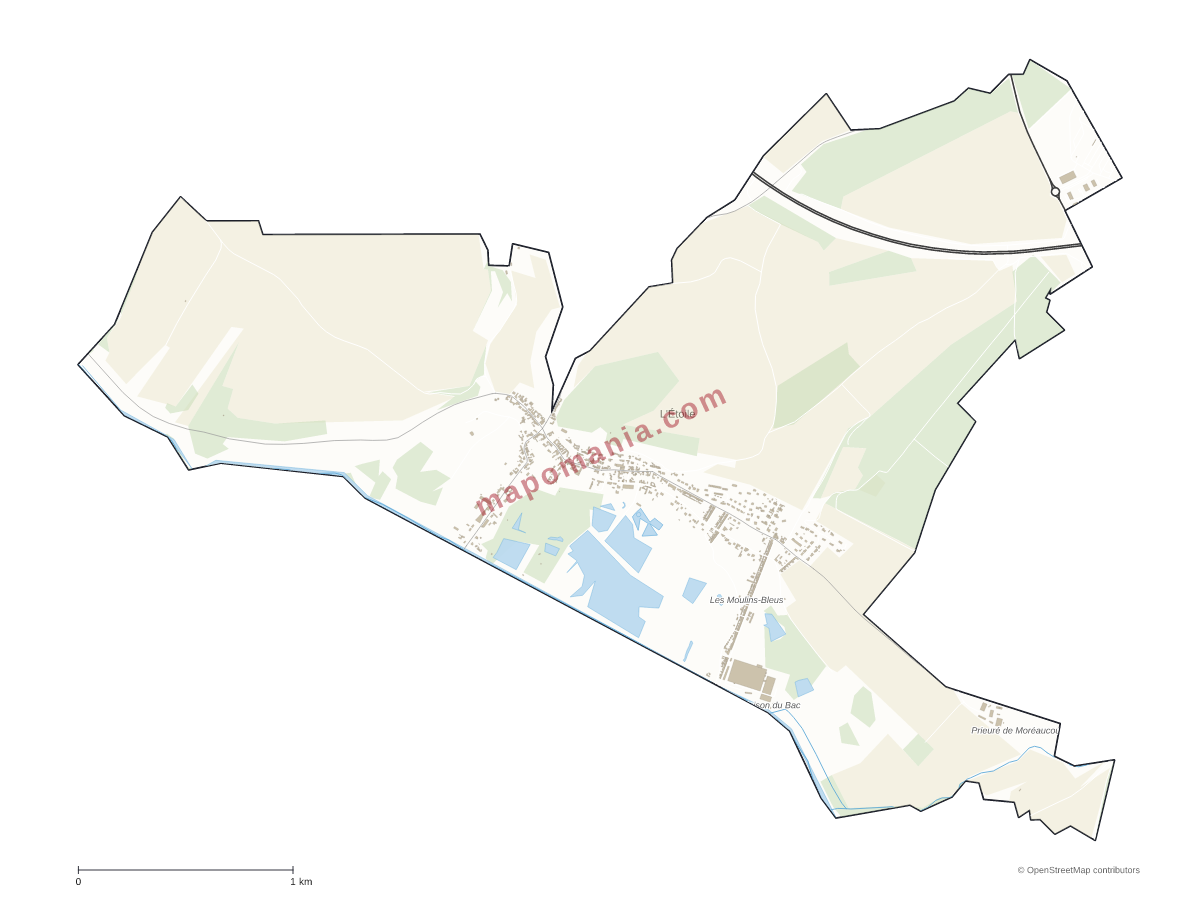 Carte de L'Étoile à personnaliser