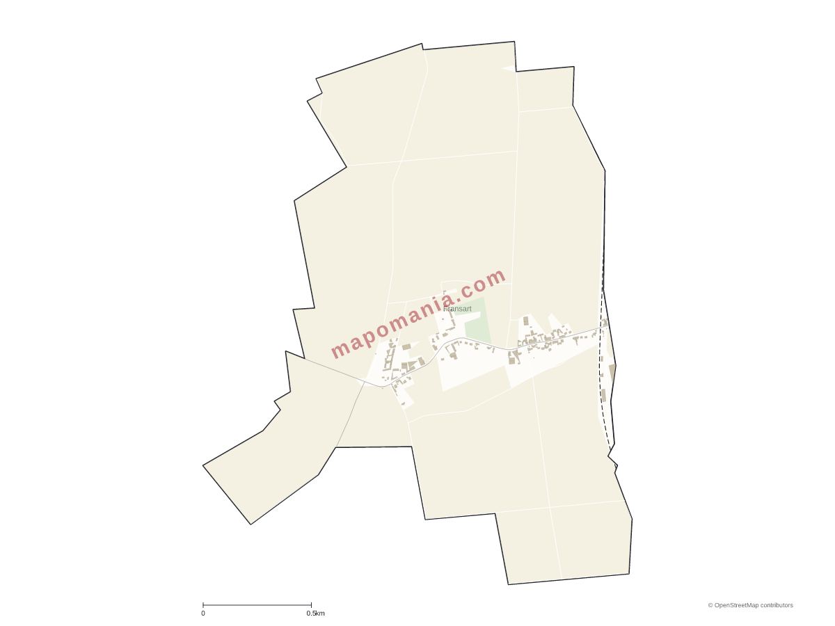 Carte de Fransart à personnaliser