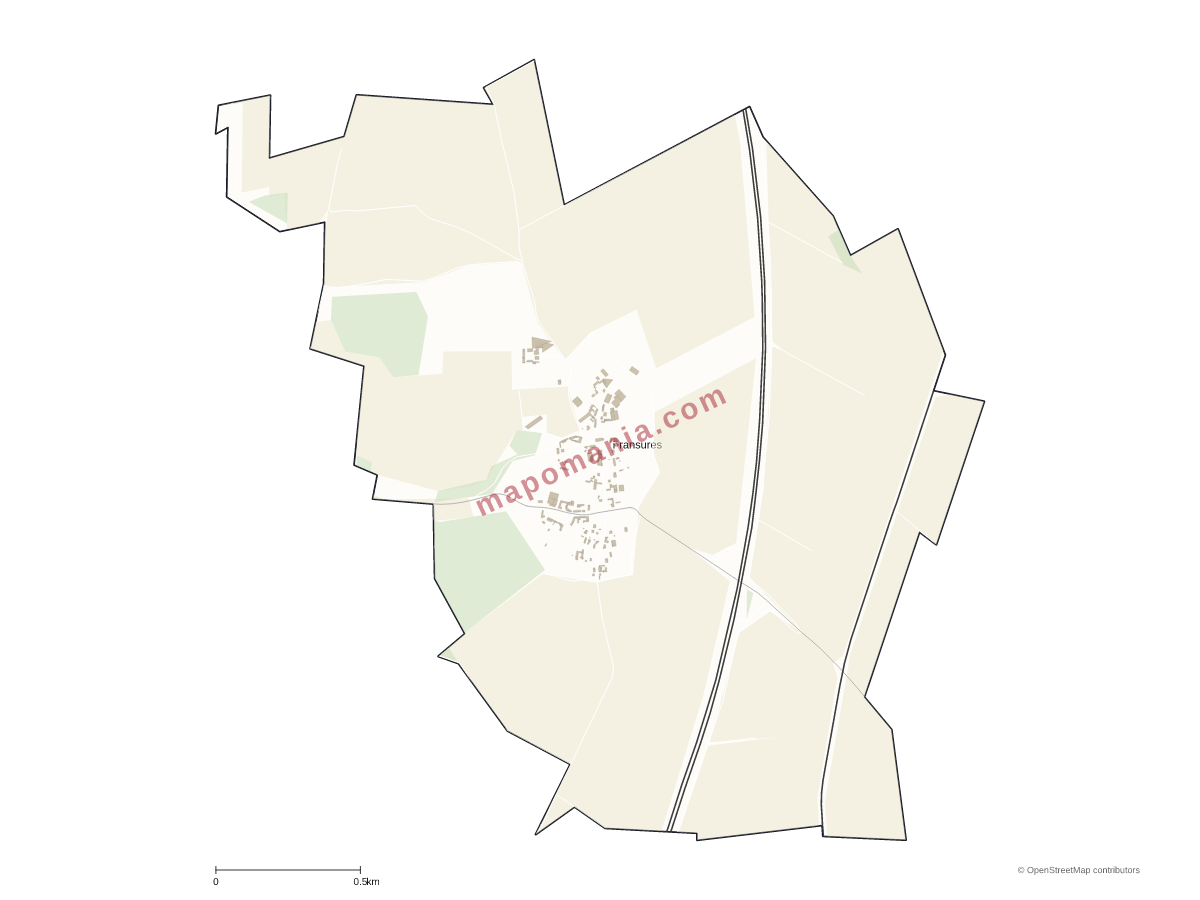 Carte de Fransures à personnaliser