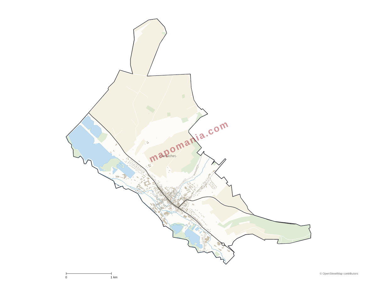 Carte de Gamaches à personnaliser