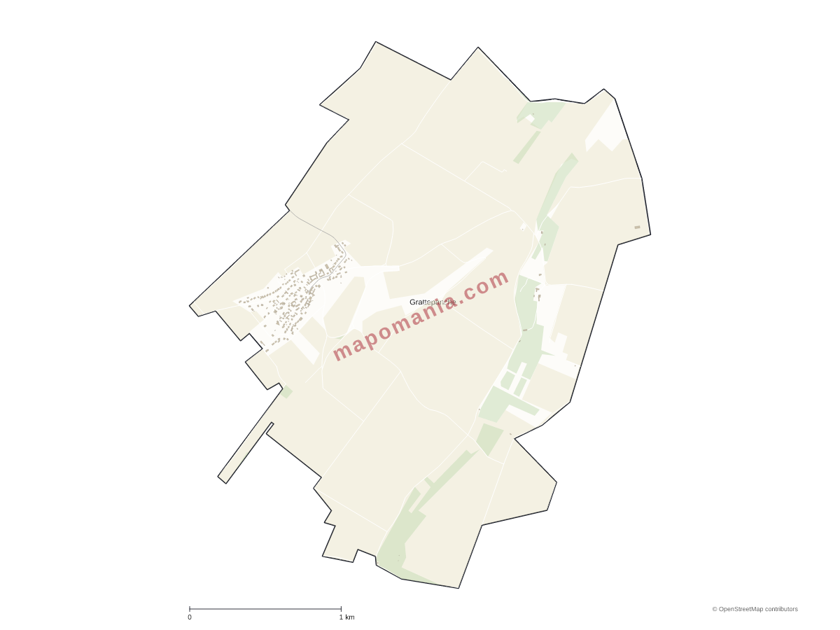Carte de Grattepanche à personnaliser