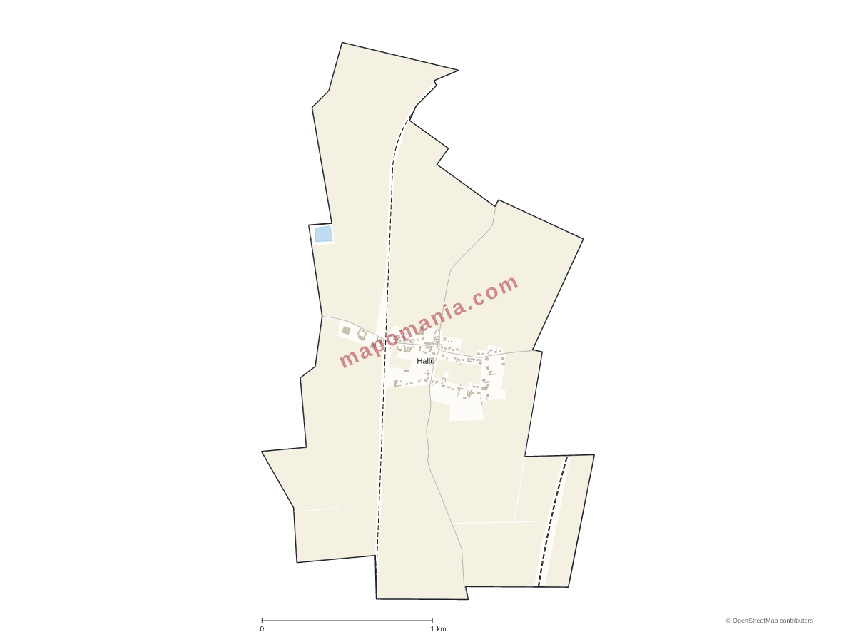 Carte de Hallu à personnaliser